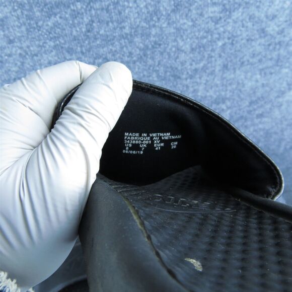 Nike Men Slide Sandals Size 8 Medium Black Synthetic Slip On - Picture 7 of 10